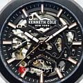 Kenneth Cole Kenneth Cole Automatic KCWGX0046204 механические мужские часы часы, крупный план черный циферблат