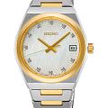 Seiko Seiko Conceptual Series Dress SUR604P1  SUR604P1 кварцевые женские часы  белый циферблат, браслет нержавеющая сталь с pvd-покрытием — вид спереди