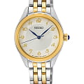 Seiko Seiko Prospex SUR380P1  SUR380P1 кварцевые женские часы  белый циферблат, браслет нержавеющая сталь — вид спереди