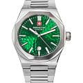 Swiss Military Hanowa Swiss Military Hanowa Octon Hammered SMWGH2101906  SMWGH2101906 кварцевые мужские часы  зеленый циферблат, браслет нержавеющая сталь — вид спереди
