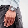 D1 Milano D1 Milano Nylon Exp_Riviera NYBJ03 кварцевые мужские часы часы, крупный план голубой циферблат