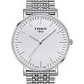 Tissot Tissot Everytime Large T109.610.11.031.00 Everytime T1096101103100 кварцевые мужские часы  белый циферблат, браслет нержавеющая сталь — вид спереди