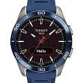 Tissot Tissot T-Touch Connect Sport T153.420.47.051.01 T Touch T1534204705101 кварцевые мужские часы  черный циферблат, браслет силикон — вид спереди
