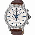 Seiko Seiko Conceptual Series Dress SPL051P1  SPL051P1 кварцевые мужские часы  белый циферблат, браслет кожаный — вид спереди