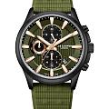 Lee Cooper Lee Cooper LC08183.675  LC08183.675 кварцевые мужские часы  зеленый циферблат, браслет каучук — вид спереди