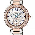 Casio Casio Sheen SHE-3061SPG-7BUER  SHE-3061SPG-7B кварцевые женские часы  шампань циферблат, браслет нержавеющая сталь с ip-покрытием — вид спереди