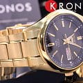 Seiko Seiko SNKN98K1S  японские мужские часы на браслете  боковой вид