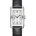 Longines Longines DolceVita L5.757.4.73.0  L57574730 механические женские часы  белый циферблат, браслет кожаный — вид спереди
