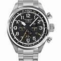 Aviator Aviator Airacobra V.2.25.0.169.5  V.2.25.0.169.5 кварцевые мужские часы  черный циферблат, браслет нержавеющая сталь — вид спереди