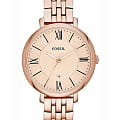 Fossil Fossil Carlie  ES3435  ES3435 кварцевые женские часы  золотой циферблат, браслет нержавеющая сталь + золото 18к — вид спереди