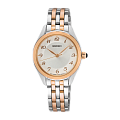 Seiko Seiko Prospex SUR382P1  SUR382P1 кварцевые женские часы  серебристый циферблат, браслет сталь c pvd покрытием — вид спереди