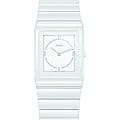 Rado Rado Ceramica R21703732  R21703732 кварцевые женские часы  белый циферблат, браслет высокотехнологичная плазменная керамика — вид спереди
