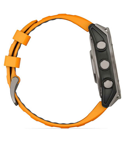 Garmin Fenix 8 47mm Amoled Sapphire Titanium Orange 010-02904-11