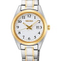 Seiko Seiko Prospex SUR466P1  SUR466P1 кварцевые женские часы  белый циферблат, браслет нержавеющая сталь — вид спереди