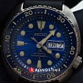 Seiko Seiko Prospex SRPE07K1S механические мужские часы часы, крупный план синий циферблат