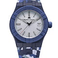 Maurice Lacroix Maurice Lacroix Aikon Tide AI2008-B88AZ-000-0  AI2008-B88AZ-000-0 кварцевые мужские часы  белый циферблат, браслет каучук — вид спереди