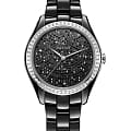 Rado Rado Hyperchrome Automatic Diamonds R32482722 Automatic R32482722 механические женские часы  черный циферблат, браслет высокотехнологичная плазменная керамика + ceramos™ — вид спереди