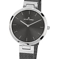 Jacques Lemans Jacques Lemans  Classic 1-2110F  1-2110F кварцевые женские часы  серый циферблат, браслет нержавеющая сталь — вид спереди